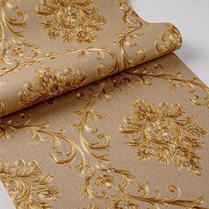 Papier peint damassé de luxe de style européen