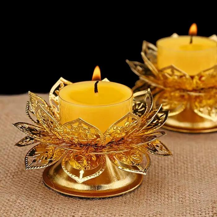 Anni ci-après, lampe à huile Ghee, lampe papillon, bougie chauffe-plat, porte-bougie tytif, tibétain, or, activités, prière, décoration de festival à la maison