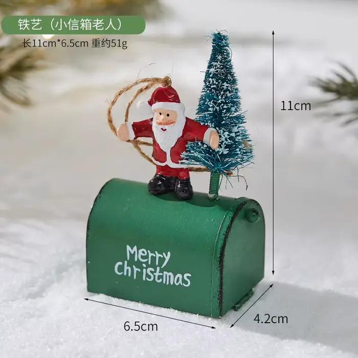 Nouvelles décorations de noël en ferronnerie pour 2025: petite boîte aux lettres