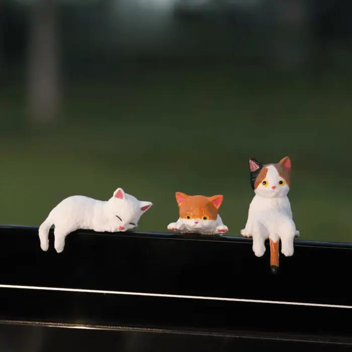 Petite Statue de chat, étagère de Table