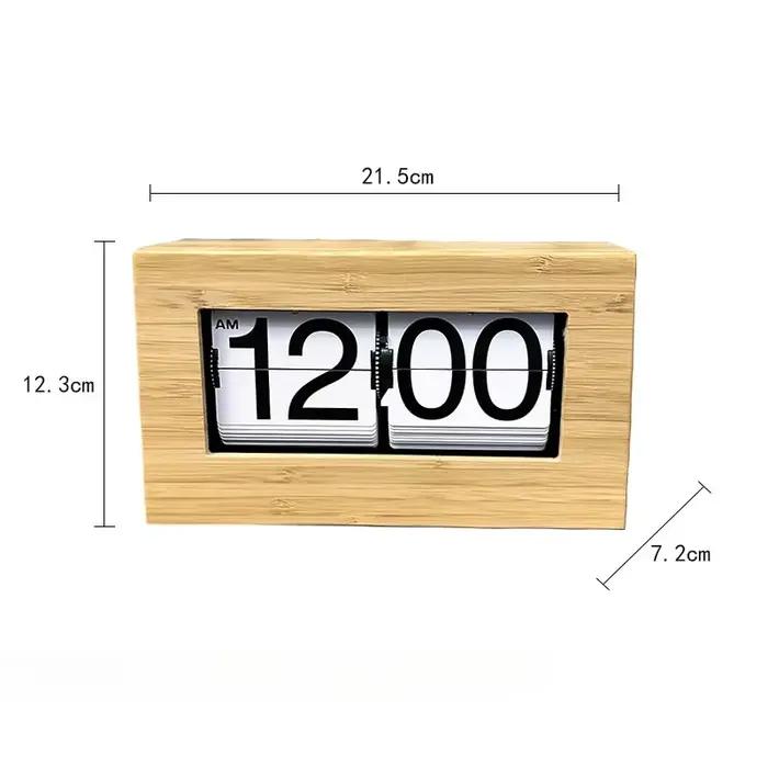 Horloges de Table Mécaniques en Bois