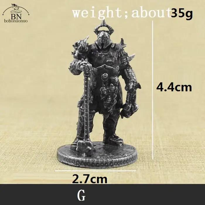 Figurines de soldats de gladiateur mythologique européen, miniatures, modèle de soldats métalliques Vintage, ornement de bureau, cadeau, nouvelle collection
