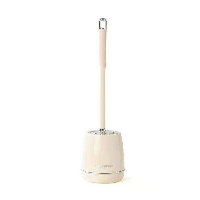 Brosse et support de toilette de luxe avec accents dorés