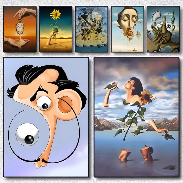Affiche d'art surréaliste de Salvador Dali