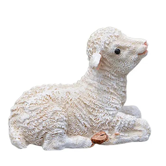 Sculpture de Mouton en Résine Synthétique