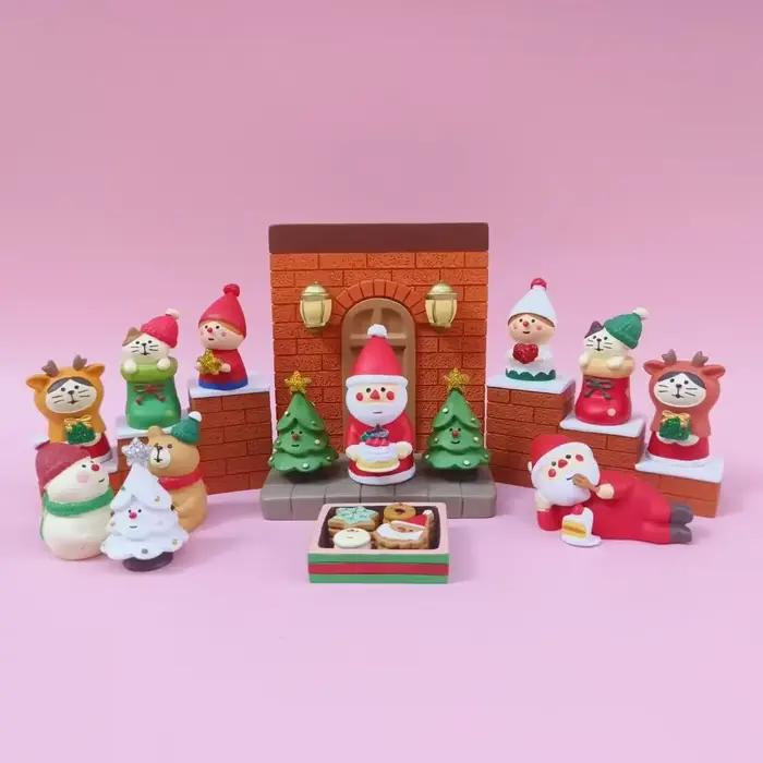Décoration de gâteau d'arbre de noël