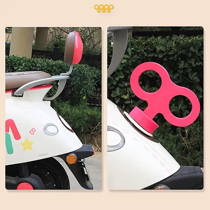 Décoration de voiture avec vue arrière