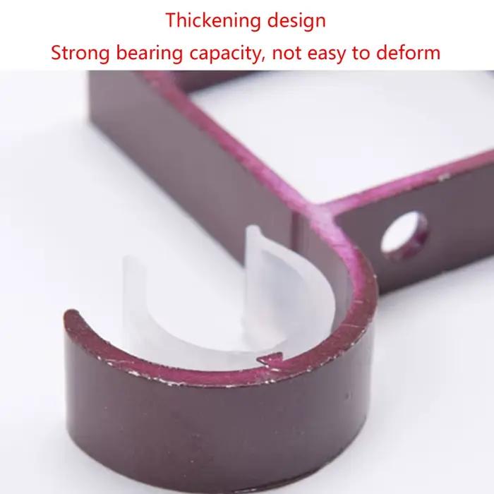 Supports de rideau de quincaillerie de fenêtre en alliage d'aluminium