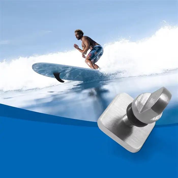 Vis d'aileron de planche de surf amovible NALFI-20 pièces, accessoires de planches de surf d'aileron de pouce de vis d'aileron pour planches de surf Longboards