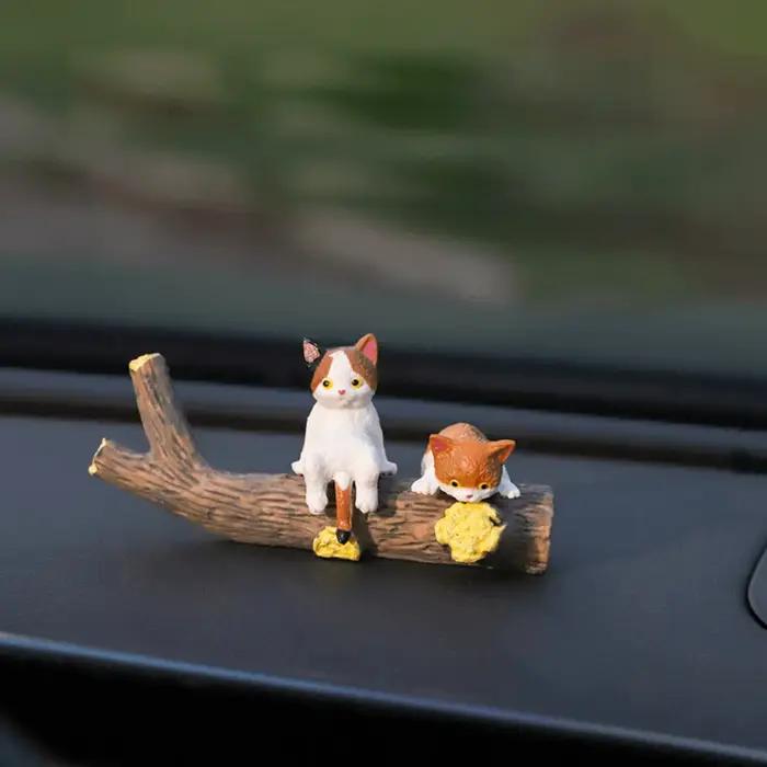 Petite Statue de chat, étagère de Table