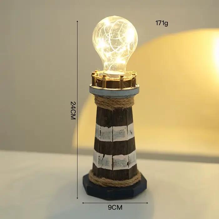 Ornements de phare en bois de Style méditerranéen