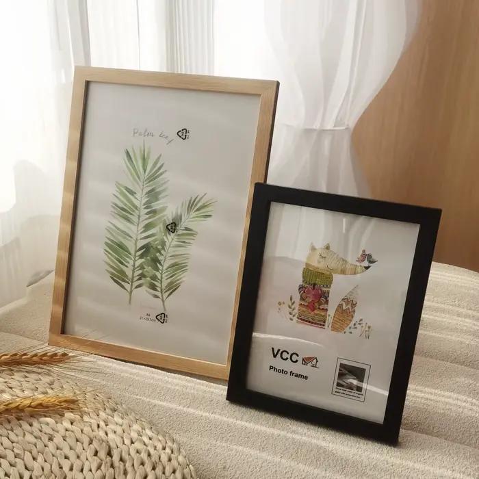 Cadre photo en bois pour mur