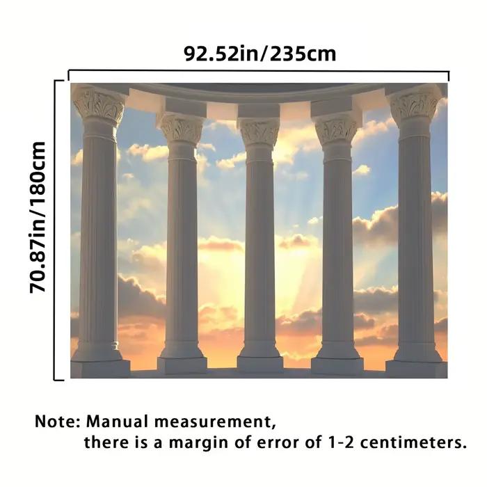 Fond de colonne grecque antique – Parfait pour les événements et tissus