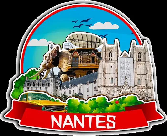 Aimants décoratifs pour Dinan Nantes Rennes Brittany Brest Vannes
