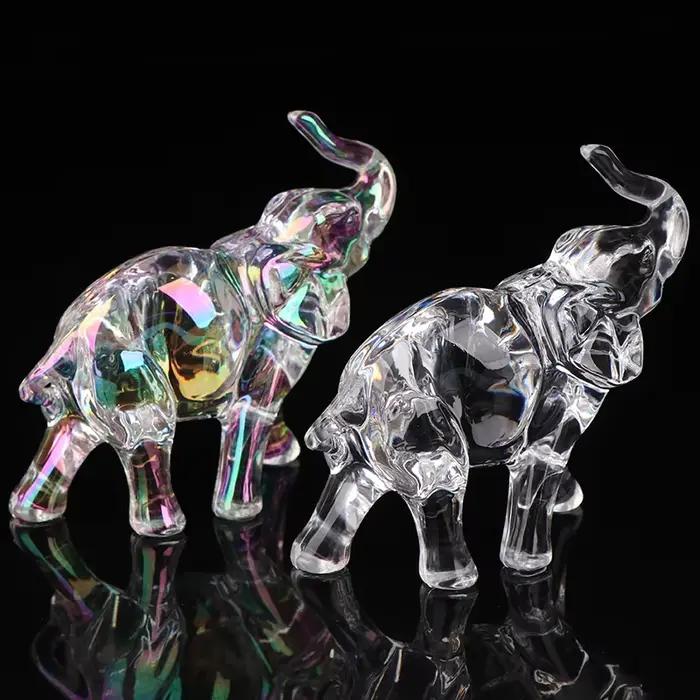 Statuette d'éléphant en cristal mignonne