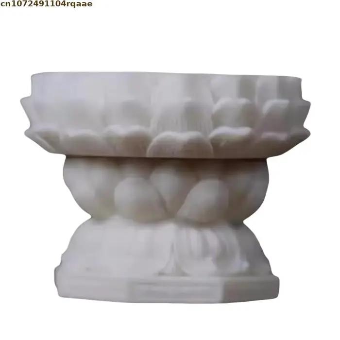 Statue de bouddha Guanyin en fruits ivoire sculpté
