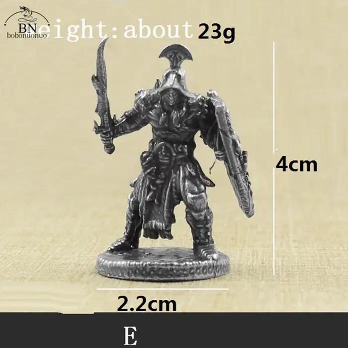 Figurines de soldats de gladiateur mythologique européen, miniatures, modèle de soldats métalliques Vintage, ornement de bureau, cadeau, nouvelle collection