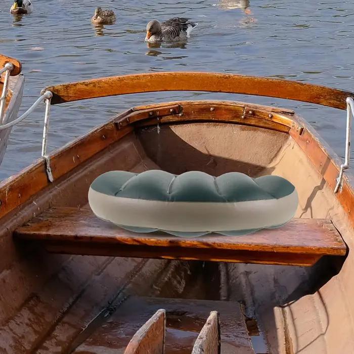 Coussin de bateau gonflable universel en PVC, accessoires marins pour Rafting, Kayak, siège de canoë, coussin rembourré confortable et ergonomique