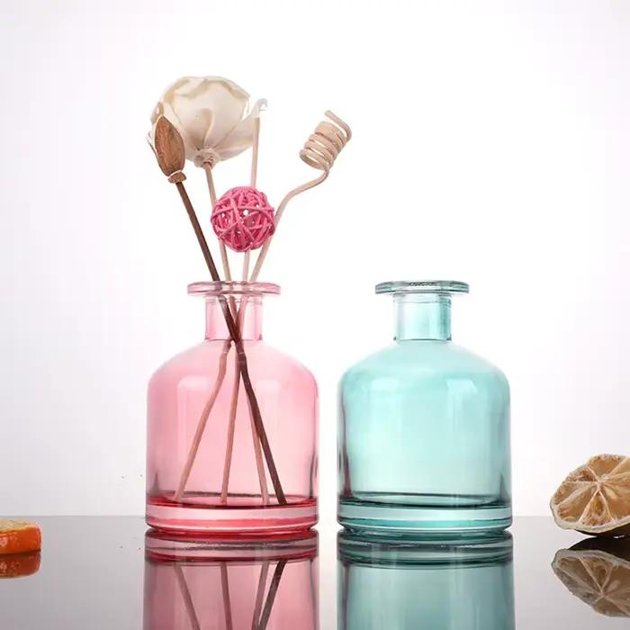 Vase en verre Transparent pour fleurs séchées, Style nordique Ins, accessoires de décoration pour la maison