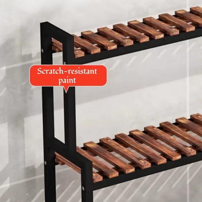 Support à fleurs à niveaux pour balcon