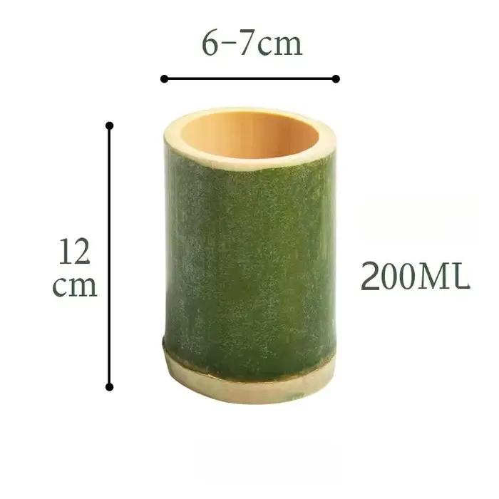 Tasse à thé au lait en tube de bambou