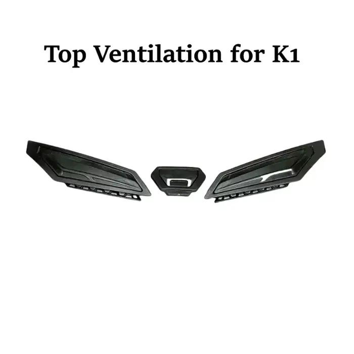 Accessoires de casque de Moto pour AGV K1 K3 K3SV K5 K5S, coussinet de doublure, protection du menton et du nez, accessoires de ventilation
