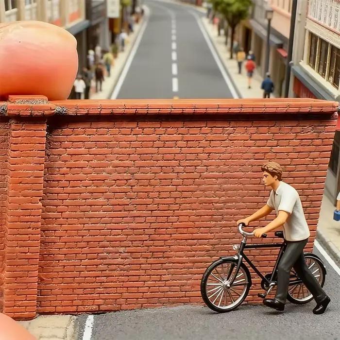Mur de briques de gypse Miniature
