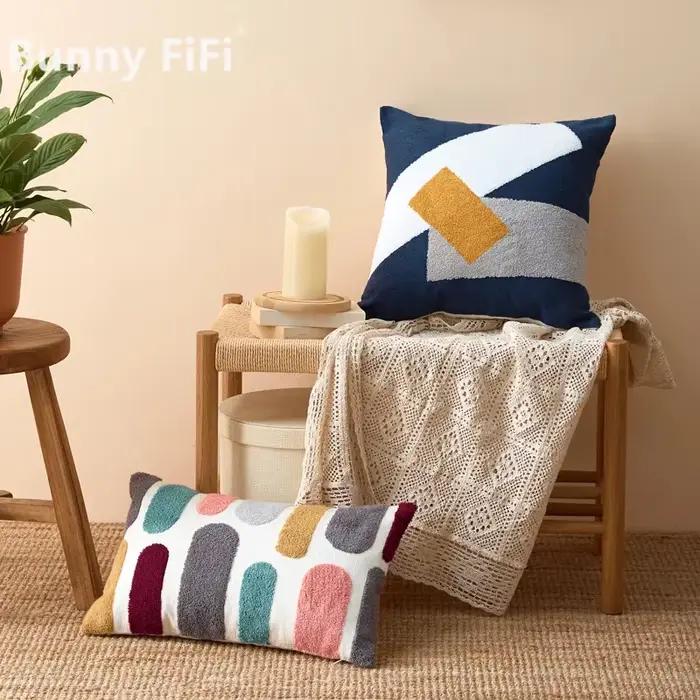 Housse de coussin florale