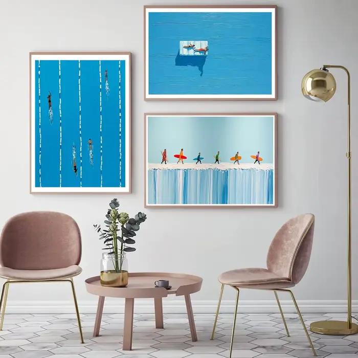 1 pièce, Peinture abstraite sans cadre Werner Bronkhorst