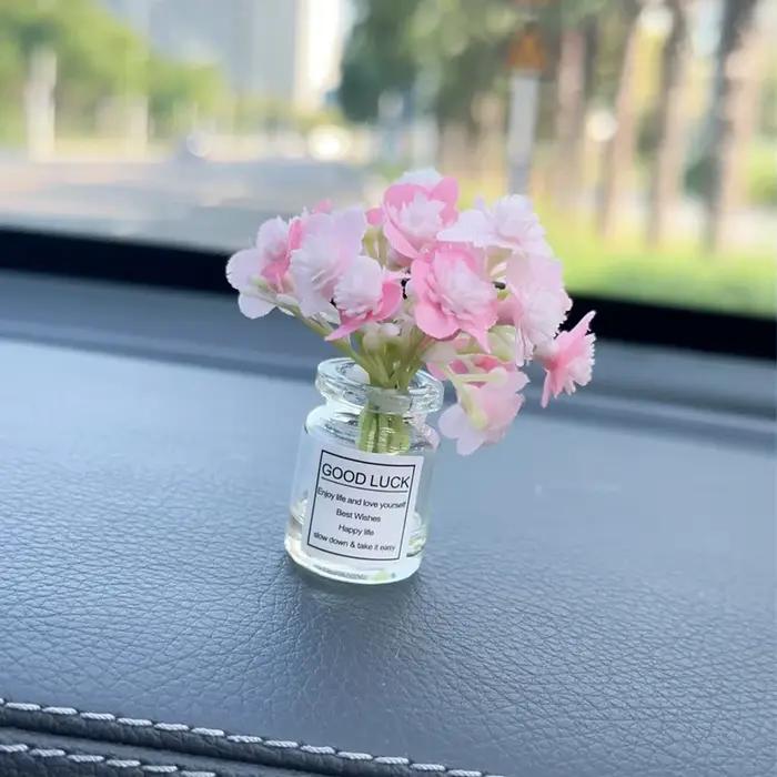 Vase à fleurs vibrantes pour voiture