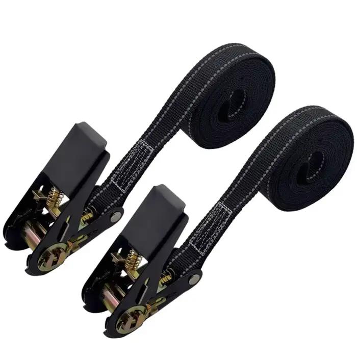Sangle de chargement à cliquet pour le transport de marchandises et bagages, fixation extérieure robuste
