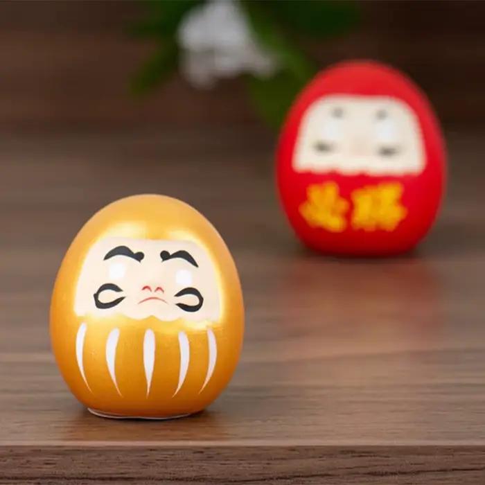 Z. Artisanat de poupée Daruma en céramique japonaise