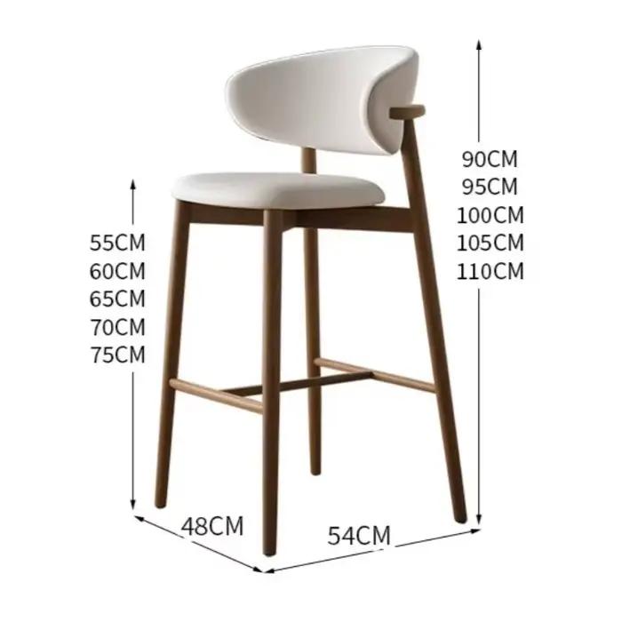 Chaises de salle à manger rustiques et élégantes en bois