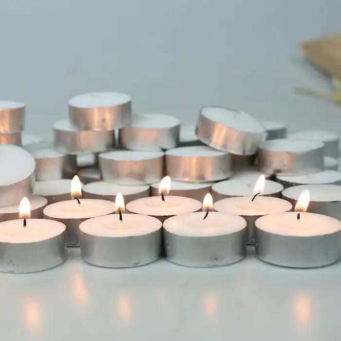 Mini bougie chauffe-plat sans fumée non parfumée