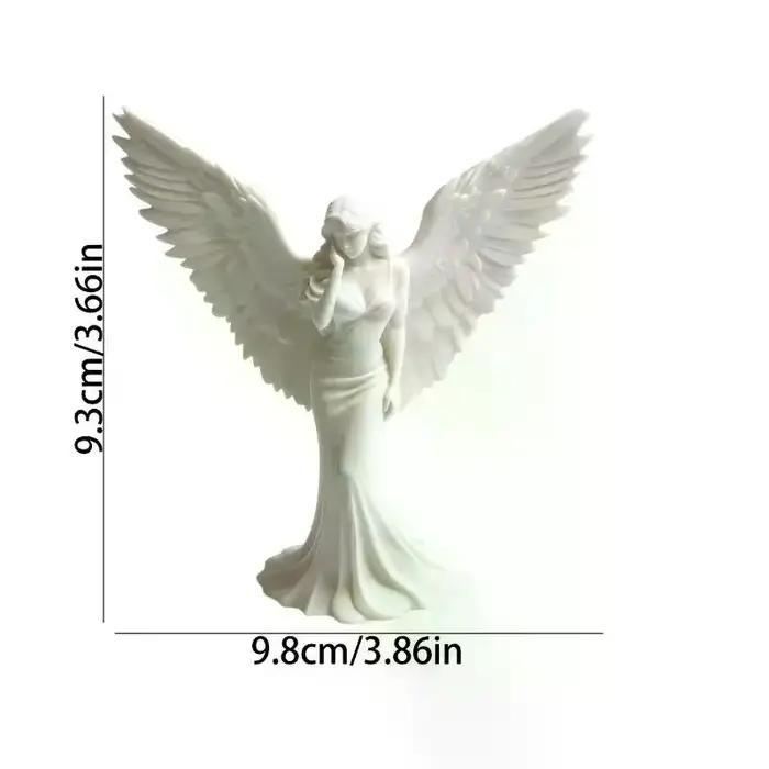 Statue d'ange priant imprimée en 3D