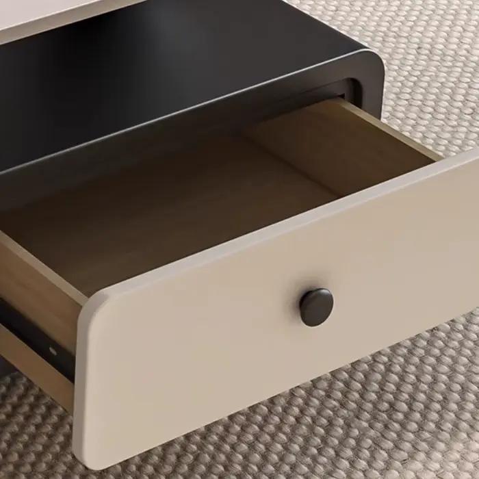 Roues ornements Table basse rangement relié Design minimaliste