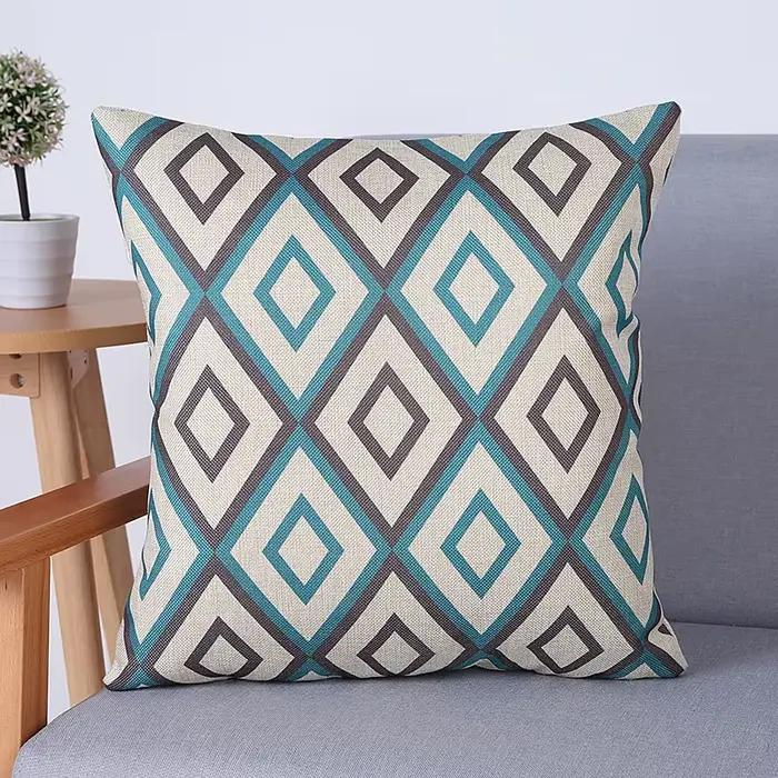 Juste de coussin géométrique pour la décoration de la maison