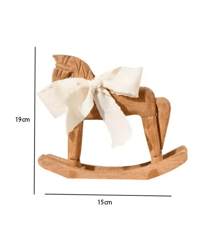 Heirloom – cheval à bascule en bois sculpté à la main