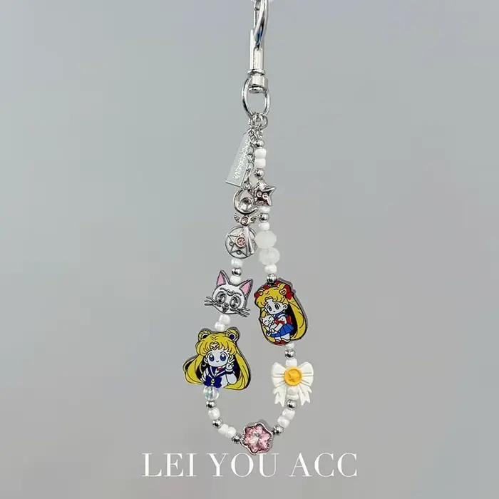 Accessoires Sailor Moon Sweet Cell, dessin animé mignon, exquis et à la mode, cadeau pour fille mignonne