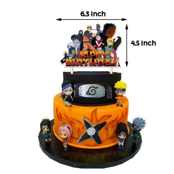 Nouvelles décorations de fête d'anniversaire sur le thème Naruto 2026 : Bannière