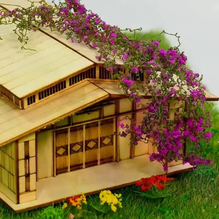 Plantes vertes artificielles 3g, Simulation Miniature, Mini Kit de modèle de vigne et de fleur pour maisons modèles, aménagement paysager, artisanat de bricolage