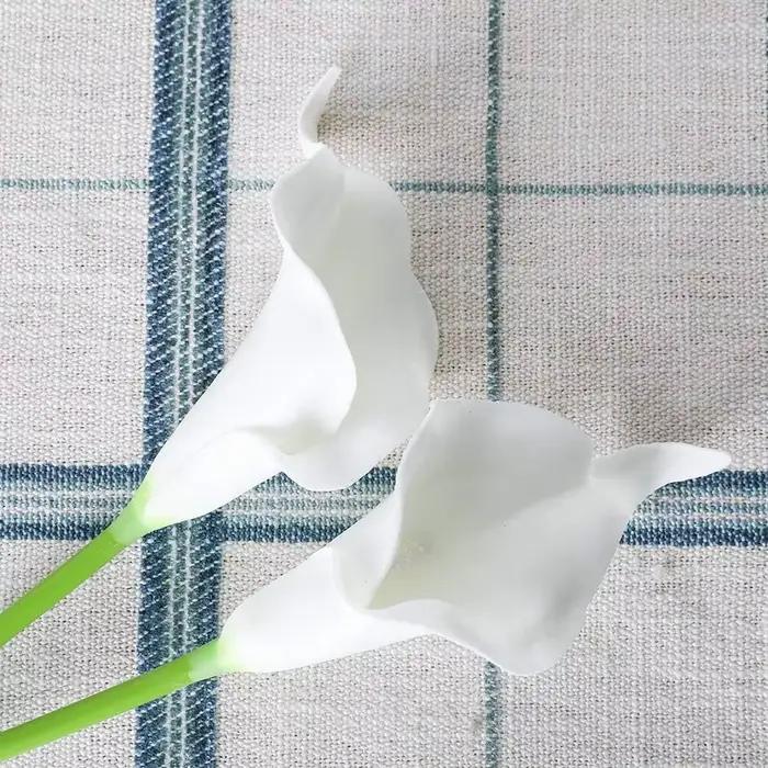 Bouquet de fleurs artificielles, 40cm, fausses fleurs, pour décoration de maison, de jardin, de mariage, de mariée, accessoires de vase, 5/10 pièces