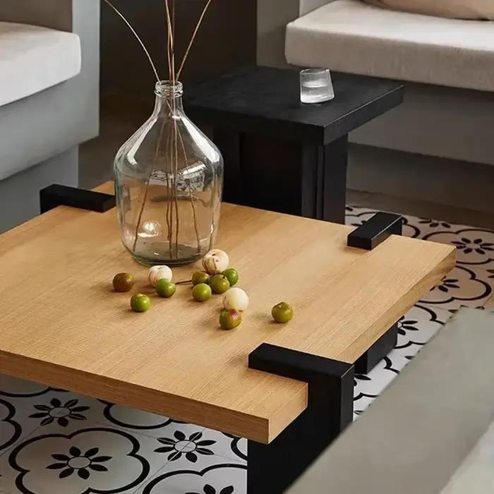 Tables basses carrées de qualité en bois