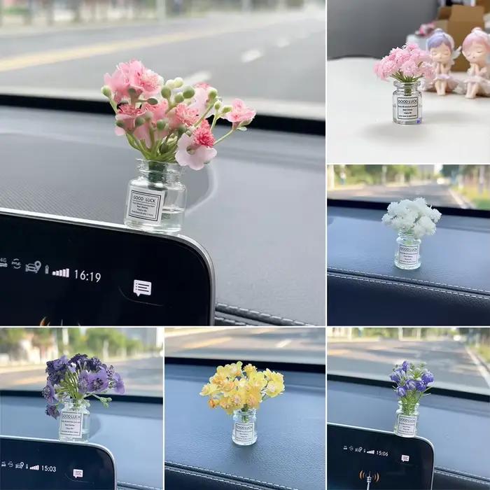 Vase à fleurs vibrantes pour voiture