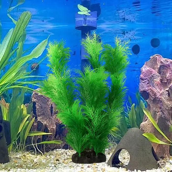 Plantes artificielles de décoration d'aquarium