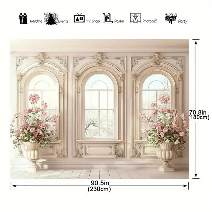 Mur de vase rose élégant