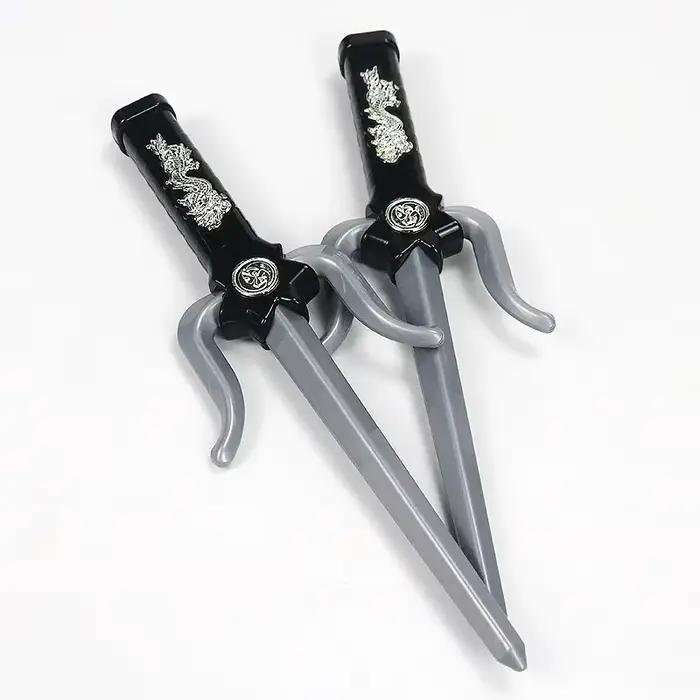 Costume de ninja pour garçons, jouets pour enfants, ensemble de couteaux de cosplay de samouraï japonais, fléchettes de ninja, collection de jouets, jouet bizarre