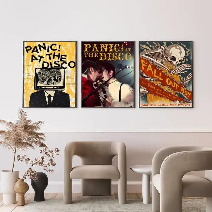 Affiche P-Panic au D-Disco HD, décoration murale polyvalente et étanche, auto-adhésive, parfaite pour n'importe quel pièce et cadeau idéal