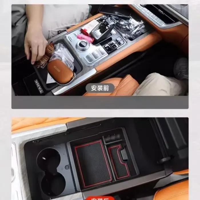 Boîte de rangement pour accoudoir de voiture, boîte de rangement pour Haval H9 2024 2025, compartiment de rangement central, boîte de rangement, accessoires de voiture