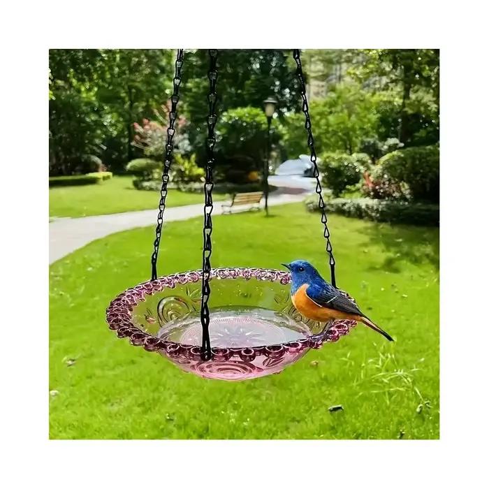 Confrontal Bird Feeding Escalade Décoration de jardin